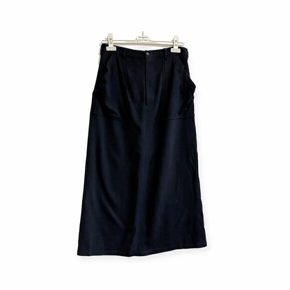 Vintage Y’s Yohji‎ Yamamoto Black wool midi skirt, One size - Picture 1 of 12